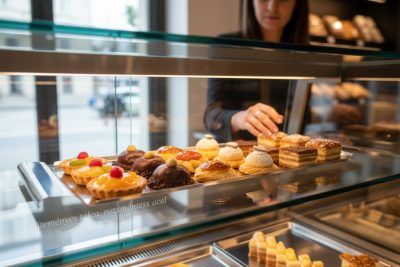 Süteményes tálca, keskeny, 45x15 cm, rozsdamentes