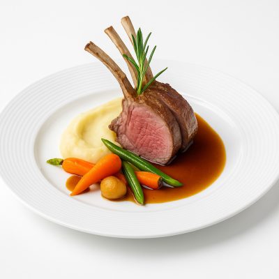 Paris lapos tányér 27 cm, alumina porcelán, 6 db-os csomag - Német minőség