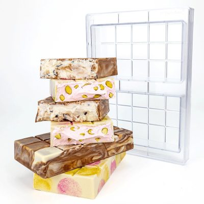 Táblás csokoládéforma 205 x 275 x 35,5 mm polikarbonát