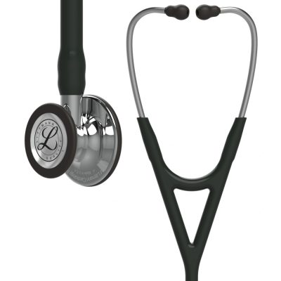 3M™ Littmann® Cardiology IV™ Fonendoszkóp 6177, tükörcsiszolású fej, fekete cső, 69cm