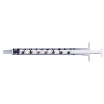 Inzulinos fecskendő - 1ml- tű nélkül