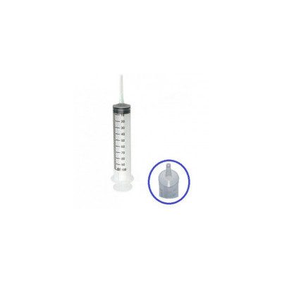 Fecskendő 100ml - katéter véggel