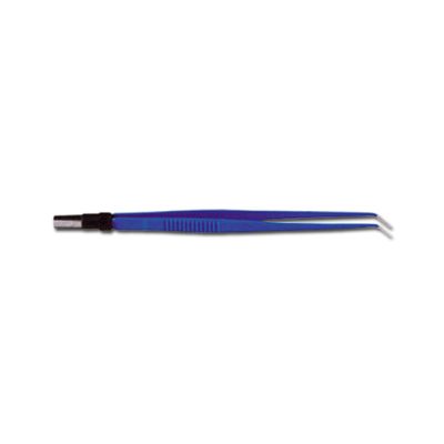 Bipoláris csipesz 15 cm-es ferde 0,5 mm-es csúccsal koagulátorhoz