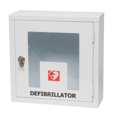 Defibrillátor fali kabin beltéri riasztóval