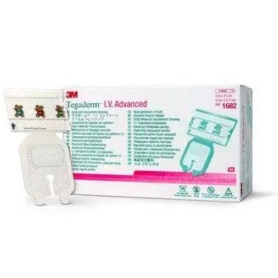 Tegaderm™ gyermek IV advanced megerősített kanülrögzítő 5cm x 5,7cm 1682 (100 db)
