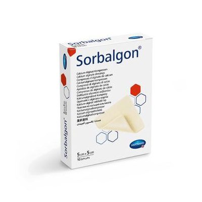 Sorbalgon® kalcium-alginát kötszer (5x5 cm; 10 db)