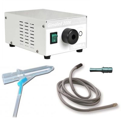 LED proktoszkóp, anoszkóp szett fényforrással