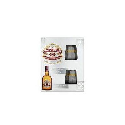 Chivas regal whiskey +2db pohár 0,7l