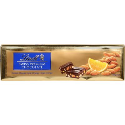 Lindt swiss prémium orange-almond 300g