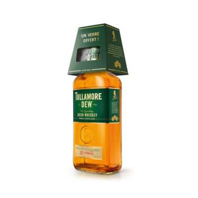 Tullamore dew+pohár whiskey 0,7l