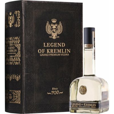 Legend of Kremlin vodka BlackBook 0,7L