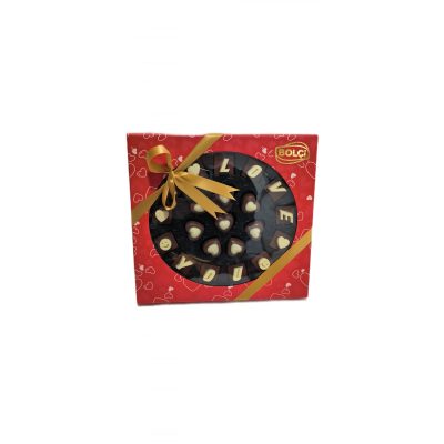 Bolci letter chocolate hearts 180g