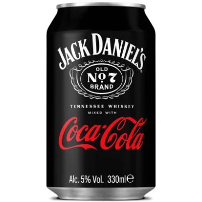 Jack Daniels&Coca Cola dobozos 330ml