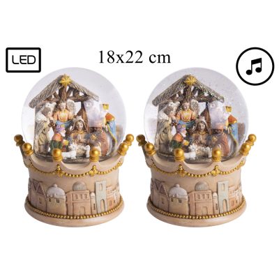 Yala havazógömb szentcsalád 23x18cm