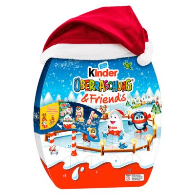 Adventi naptár Kinder Sapkával 404g