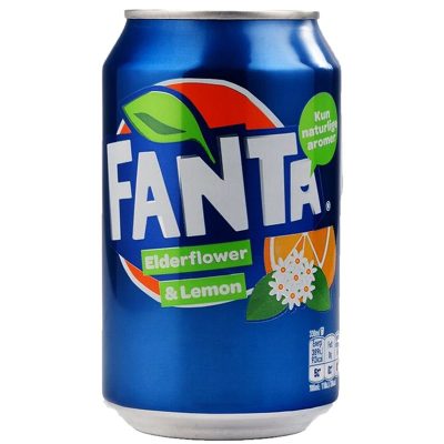 Fanta bodza és citrom dobozos 0,33L