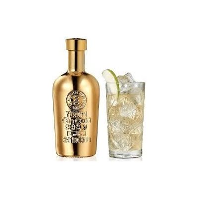 Gold 999 gin 40% DD+pohár 0,7l