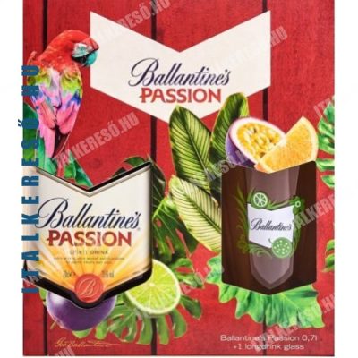 Ballantines whisky Passion dd+pohár 0,7L