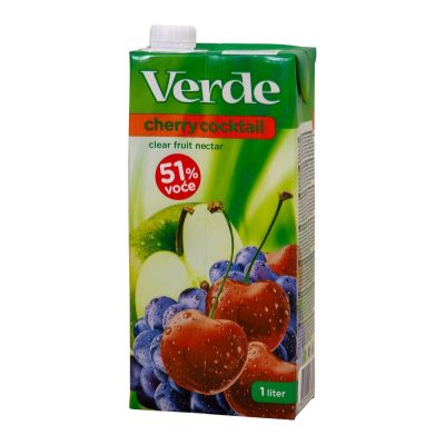 Verde alma-meggy-szőlő nektár 51% 1L