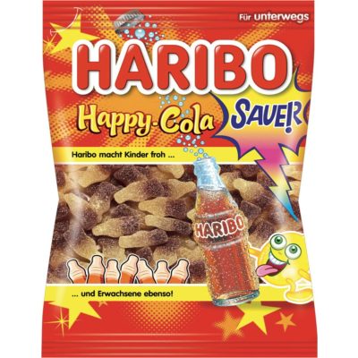 Haribo Happy Cola sauer gumicukor 175g