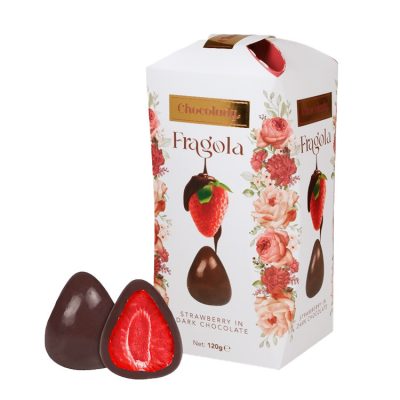Chocolady Fragola étcsokoládé 120g