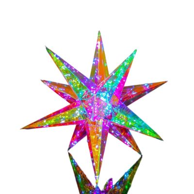 Csillag holografikus Led-es 40cm/db