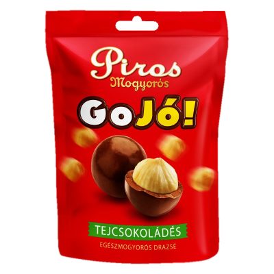 Piros Mogyorós Gojó tejcsokis drazsé 80g