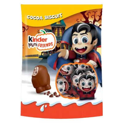 Kinder Mini tejcsokoládé figurák tejes krémmel és mogyorós kakaós darabkákkal 122g
