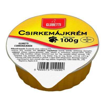 Globetti csirkemájkrém 100gr