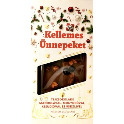 Kellemes Ünnepeket tejcsoki mandulával 100gr