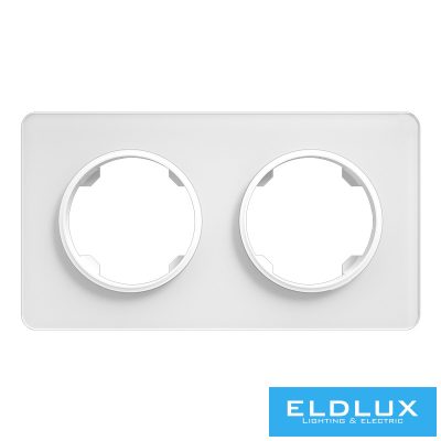 ELDELIZ Kettes üveg keret Fehér