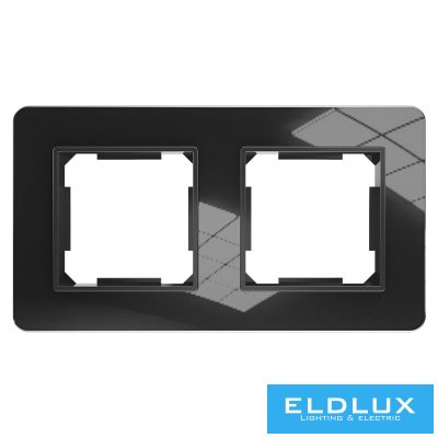 ELDBRIDGE Kettes üveg keret Fekete