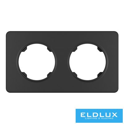 ELDELIN Kettes műanyag keret Fekete