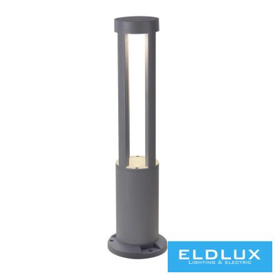 UNIVERSO kerti lámpa COB LED 12w 600lm 3000k IP65 ∅107/∅150×585mm szürke