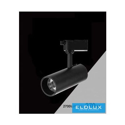 UNIVERSO Egyfázisú sínhez lámpa 30w 2700lm CCT kapcsolóval Ra≥90 24° IP20 fekete