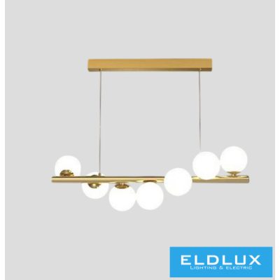 UNIVERSO Függeszték 7xG9 max.10w 1060x160x1000mm IP20 Óarany 5év