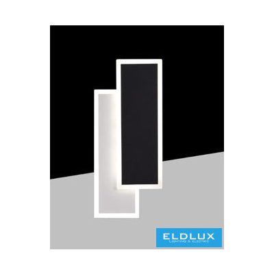 UNIVERSO Fali lámpa LED 15w 120lm CCT.kap IP20 150x350mm fehér/fekete