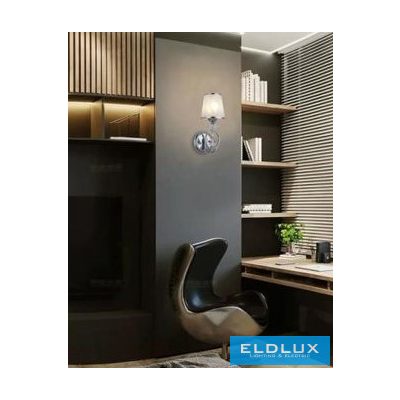 UNIVERSO Fali lámpa 1-karos 1xE27 Max.60W D120x350mm IP20 Króm