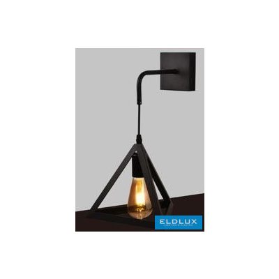 UNIVERSO Fali lámpa 1xE27 max.60w 250x250mm IP20 Fekete 5év