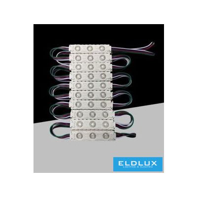 UNIVERSO LED modul 3xSMD-5050 DC:12V 1.5w RGB 75x15mm 20db/csomag