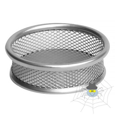 Gemkapocs tartó fémhálós ezüst