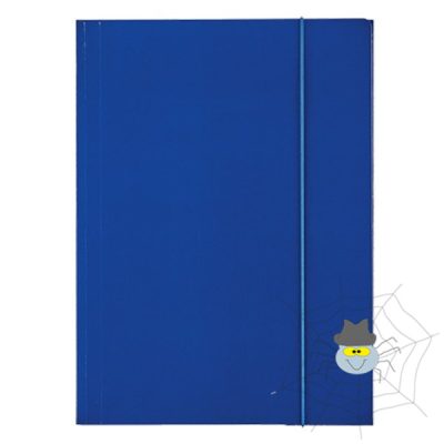 Gumis mappa ESSELTE Economy sötétkék