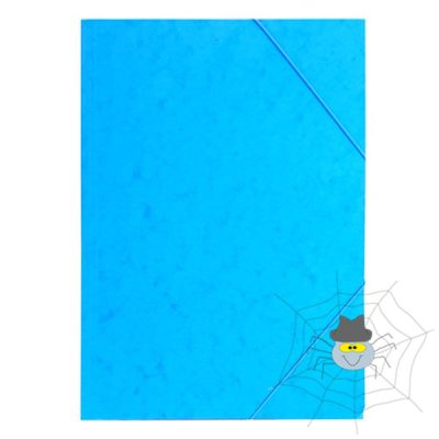 Gumis mappa prespán világoskék 345gr