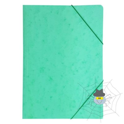 Gumis mappa prespán világoszöld 345gr