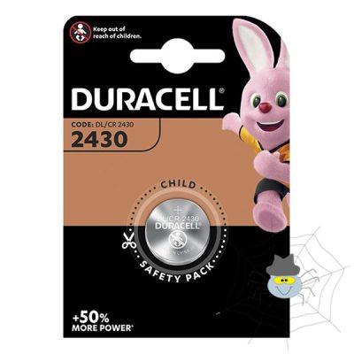 Elem gomb DURACELL DL2430 1-es