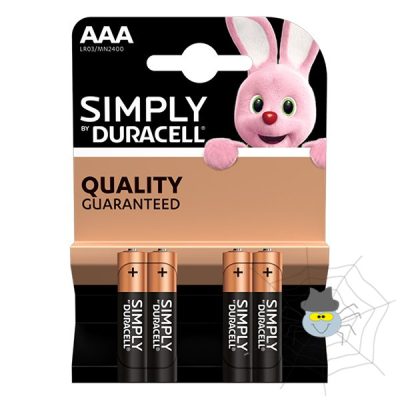Elem mikro DURACELL Basic MN2400 AAA 4-es