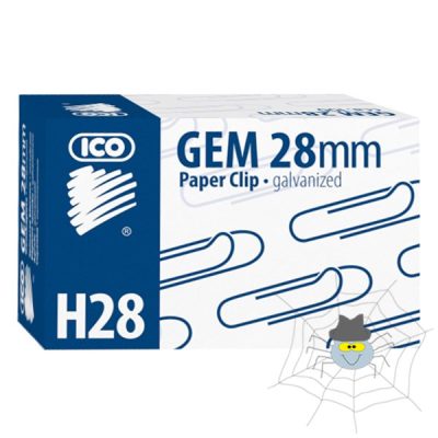 ICO H28 mm gemkapocs - 100 db/doboz