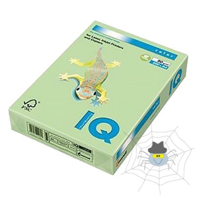 IQ Color A4/160 gr. színes fénymásolópapír - "GN27" pasztell zöld - 250 ív/csomag