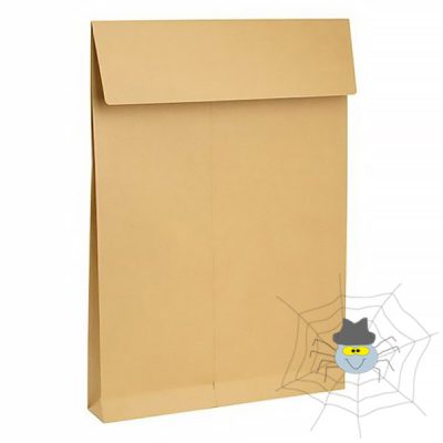 Boríték GPV TB/4 redős-talpas szilikonos 4 cm kraft - 250 x 353 mm