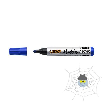 Alkoholos marker BIC 2000 kerek kék